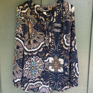 Beautiful earth tone button down